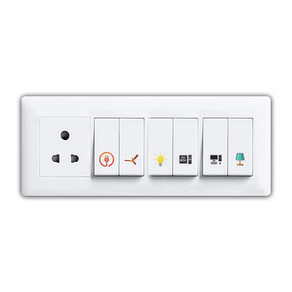 ROUSRIE SWITCH STICKERS - TRANSPARENT  SWITCH LOGO STICKERS